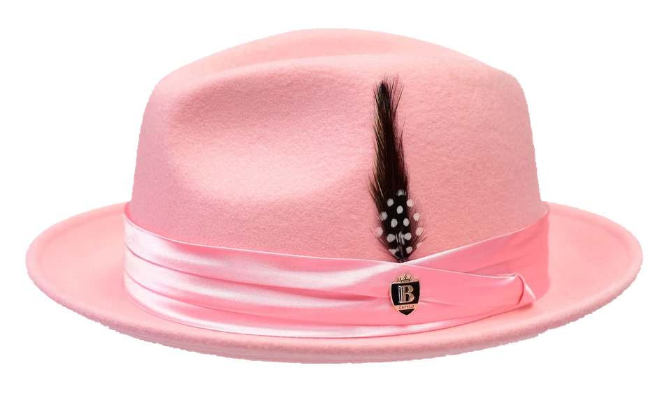 Bruno Capelo Giovani Fedora UN-126 Rosa Claro Foto 1 de 1
