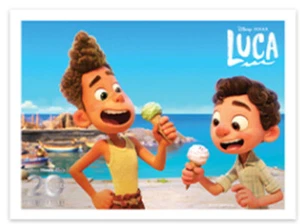 Luca (2021) Lithograph - Luca + Alberto - 20th Anniversary - New - Picture 1 of 1