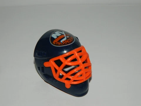 New York Islanders Mini NHL Hockey Goalie Helmet Franklin Cover