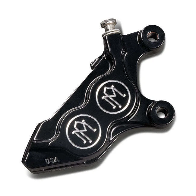 Performance Machine 4-P 08-Up 125X4B Caliper Bolt-On Right Front Blk CC - Image 1 of 1