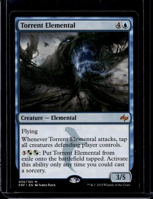 #56 Torrent Elemental MTG Fate Reforged Mythic - Image 1 of 2