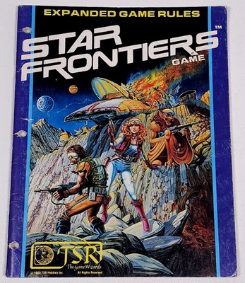 Vintage TSR Hobbies Star Frontiers Expanded Game Rules Strategy Book 1st 1982 - Image 1 of 4