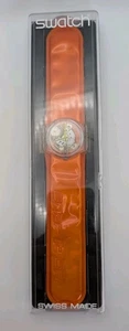Swatch Snap It On Watch Orange - Picture 1 of 9