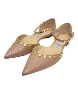 Zapatos planos para mujer JIMMY CHOO talla 36,5 cuero rosa - Imagen 1 de 8