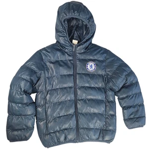Abrigo acolchado aislante Chelsea FC - Chaqueta de invierno azul - Niños talla 8-9 años - Imagen 1 de 5