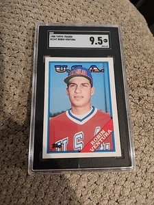 1988 Topps Traded #124T Robin Ventura Rookie Card SGC 9.5 - Picture 1 of 2