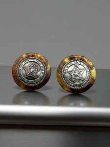 Late 1970s To Early 1980s Oklahoma State Seal Buttons A319 - Picture 1 of 5