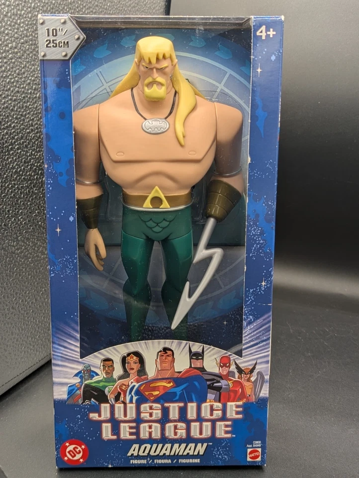 Justice League Aquaman DC Mattel Action Figure 10" NEW in box - Image 1 of 4
