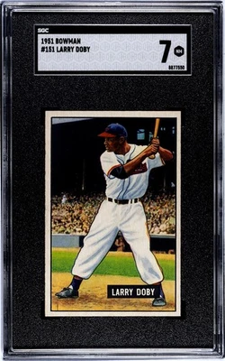 Bowman #151 Larry Doby 1951 SGC 7 Foto 1 de 2