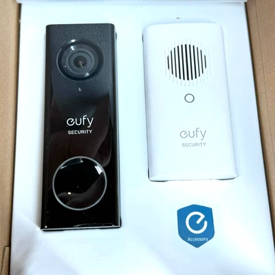 eufy Home Security Video Doorbell Model T8200 2K Wireless Dual Cameras Anker - Image 1 of 4