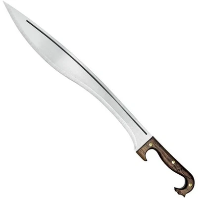 Condor Tool & Knife Falcata Sword CTK1050-20-HC 1075HC Blade w/ Leather Sheath - Image 1 of 2