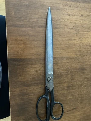 "Tijeras rectas con incrustaciones Wiss 12"" tijeras de vestir n.º 82 acero crisol" Foto 1 de 4