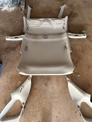 2008-10 SUBARU IMPREZA/WRX BEIGE HEADLINER/PILLARS WITH ALL INTERIOR PIECES - Image 1 of 4