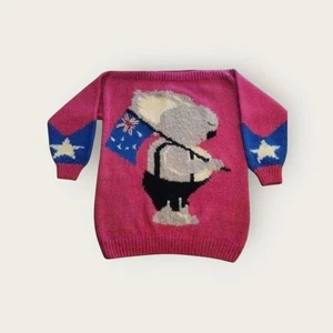 Vintage 80s wool Koala Australia oversized sweater - Picture 1 of 6