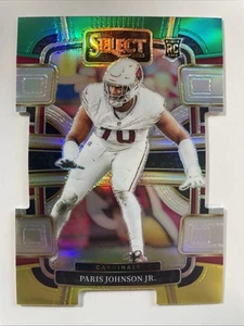 2023 Panini Select - Concourse Paris Johnson Jr. #3 Red & Yellow Prizm... - Bild 1 von 2