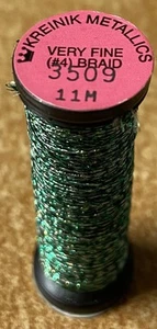 Kreinik #4 Fine Braid Metallic Choose Your Colors 10m NEW - Picture 1 of 32