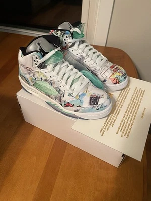 Nike Air Jordan 5 retrô tamanho 6Y Wings AV3663-900 2018 - Imagem 1 de 4