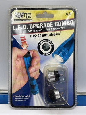 #Y5F LED Combo Upgrade Kit Mini Maglite AA Taschenlampe NEU Nite Ize hellweiß - Bild 1 von 2