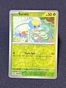Surskit 001/182 Reverse Holo - SV04: Paradox Rift Pokémon TCG - NM - Picture 1 of 2