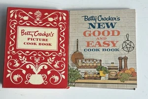 TWO 1st Edition Betty Crocker Cookbooks "Picture Cookbook" plus "Good and Easy" - Picture 1 of 17