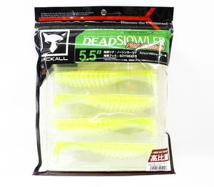 Jackall Soft Lure Dead Slower Full Contact 5.5 Inch Chart Back Pearl (4248) - Picture 1 of 6