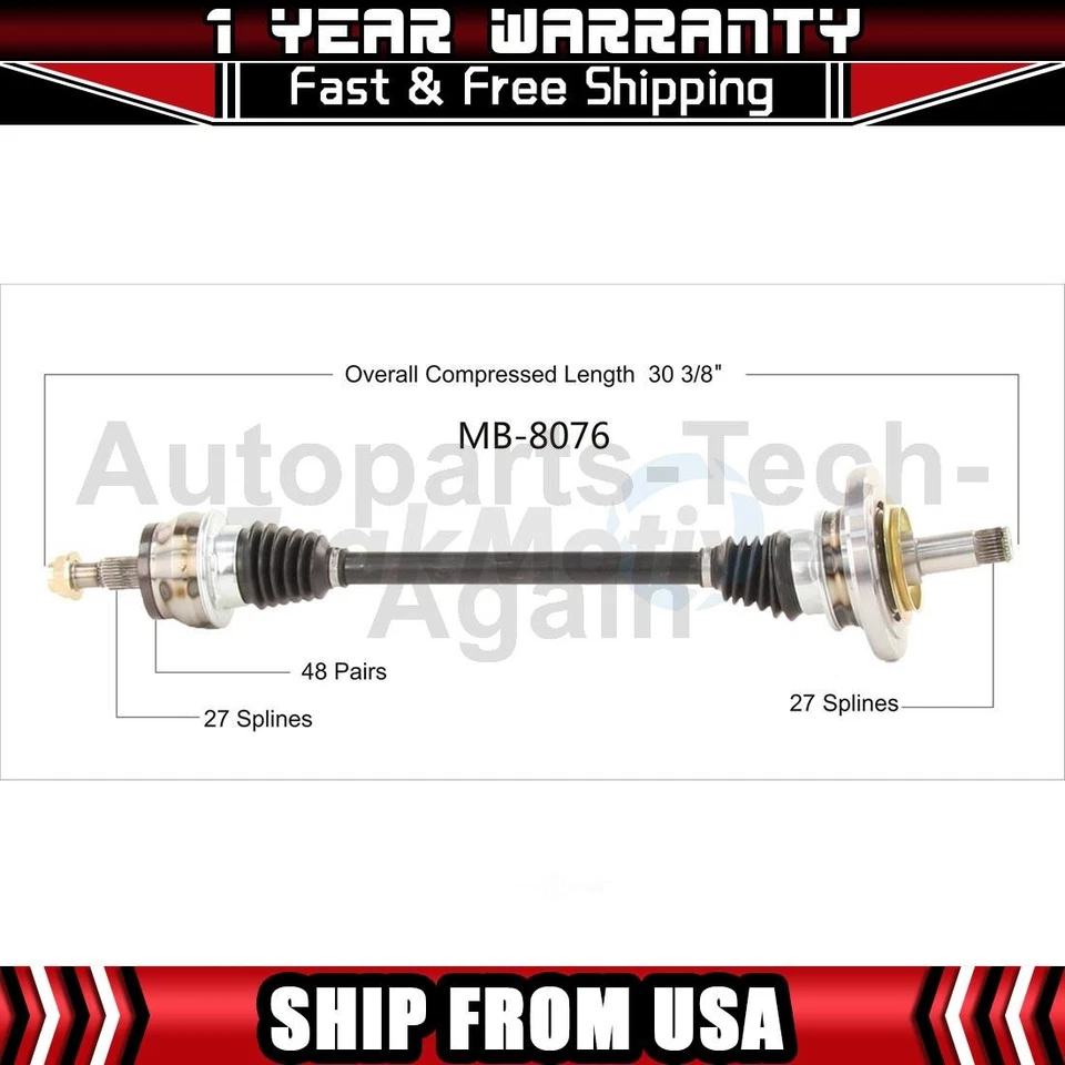 Eje trasero derecho TrakMotive 1 para Mercedes-Benz E320 2003-2005 Foto 1 de 1