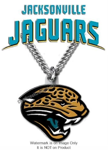 JACKSONVILLE JAGUARS NECKLACE STAINLESS STEEL CHAIN NFL FOOTBALL  FREE SHIP #CB' Cover
