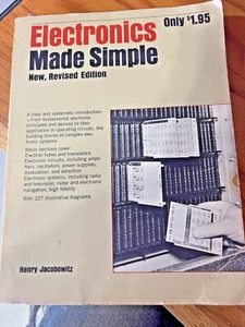 VINTAGE 1958 ELECTRONICS MADE SIMPLE BY HENRY JACOBOWITZ New, Revised Edition - Bild 1 von 5