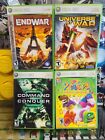 Xbox 360 Video Games Lot Strategy Endwar Command & Conquer Universe At War Used