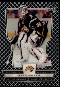 2007-08 McDonald's Upper Deck In the Crease Ryan Miller Buffalo Sabres #ICRM R58