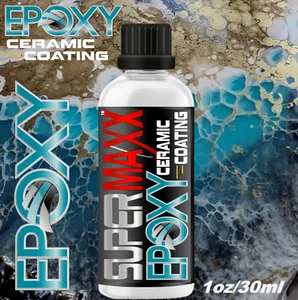 TOP SELLER EPOXY RESIN TABLE & BAR TOP CERAMIC COATING SCRATCH RESISTANCE FINISH - Picture 1 of 7