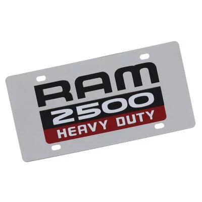 Placa de matrícula de acero inoxidable de alta resistencia Dodge RAM 2500 (cromo) Foto 1 de 4