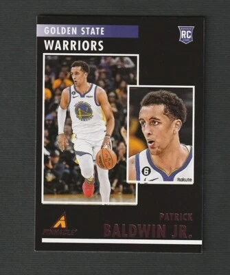 2022-23 Panini Chronicles Pinnacle Patrick Baldwin Jr Rookie Pink #91 Warriors - Image 1 of 2