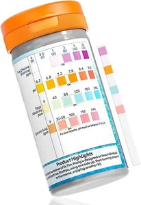 Pool and Hot Tub Test Strips - Medical Grade 4 IN 1 - Picture 1 of 6