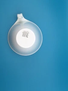 Vtg. Corelle WINTER FROST WHITE Hook Handle Stacking Coffee Tea Soup Cup - Picture 1 of 3