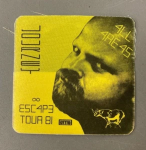Journey backstage pass satin sticker Escape Tour '81 All Areas - OTTO ! - Picture 1 of 2