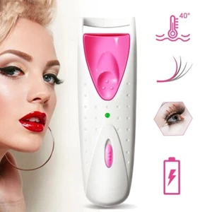 Electric Eyelash Heated Eyelash Curler Longer Long Lashes Makeup Curl Lash Gift - Picture 1 of 6