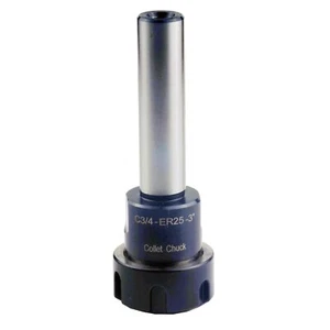NUEVO VÁSTAGO RECTO ER25 DE 3/4"" CUELLO HERRAMIENTA SUJETADOR MEDIDOR LONGITUD 4.0"" EE. UU. VENTA - Imagen 1 de 4