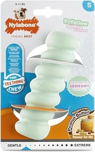 Nylabone Sensory Dog Chew Tactile Stick Puppy Small upto 11kg Peanut Butter - Picture 1 of 6