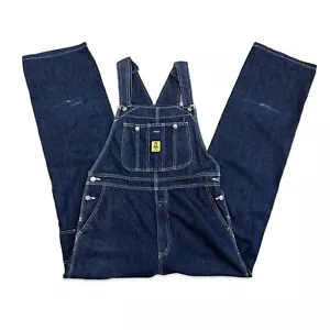 WRANGLER BLUE BELL LADIES DENIM DUNGAREES ROCKABILLY USA WORKWEAR LADY 34”W 34”L - Picture 1 of 12