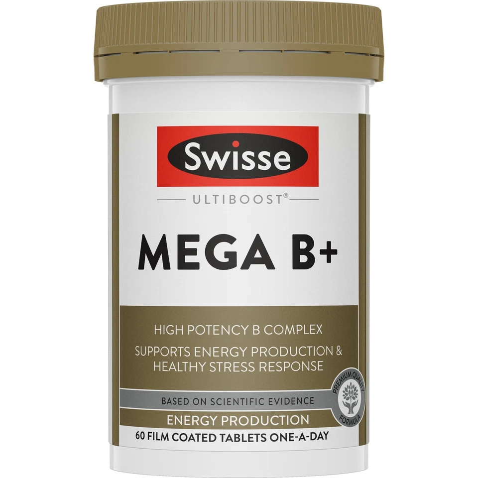 Swisse Ultiboost Mega B+ 60 comprimidos Foto 1 de 3