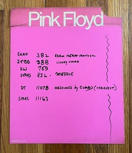 Pink Floyd RARE vintage promo plastic LP bin card - Picture 1 of 2