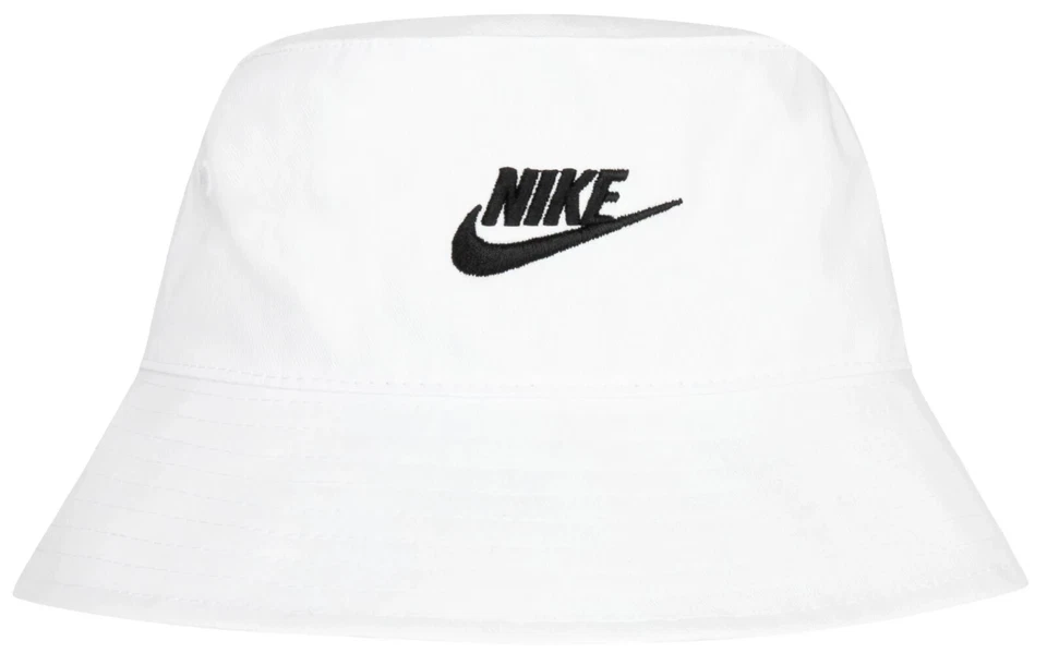 Nike Little Kids' Apex Futura Bucket Hat (White) Size 4-7
