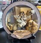 Lady and the Tramp Decorative Hanging 3D Plate Disney Limited Edition #4358/7500