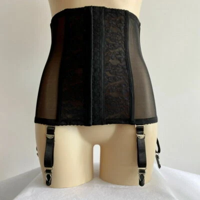 Cintura Alta Cintura Cintura Cintura Tirantes Liguero 6 Correas Ajustables Clips de Metal Foto 1 de 4