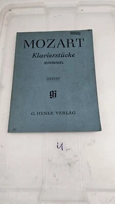MOZARTKlavierstückeAUSWAHLURTEXTG. HENLE VERLAG - Image 1 of 2