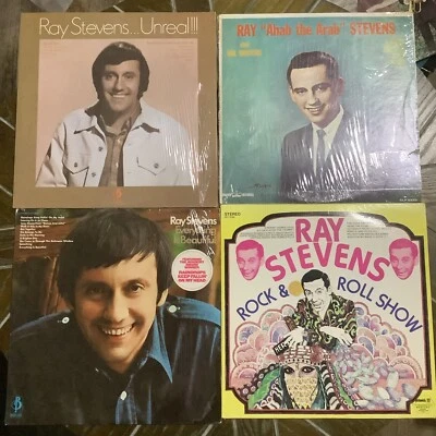 RAY STEVENS 4 LP lot: Unreal!, Rock & Roll Show, Everything Is Beautiful, Ahab - Image 1 of 4