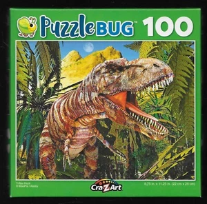 Puzzlebug T-Rex Hunt Puzzle NUOVO - Foto 1 di 3
