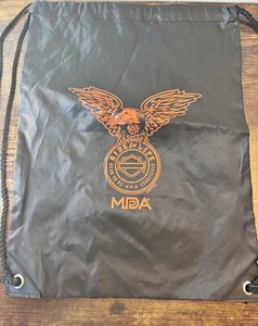 Harley Davidson MDA Ride For Life-Born To Be Charitable-Drawstring Cinch Bag - Picture 1 of 13