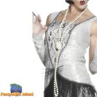 Smiffys 1920s 20's Flapper Pearl Beads Pearls 180cm Adults Fancy Dress